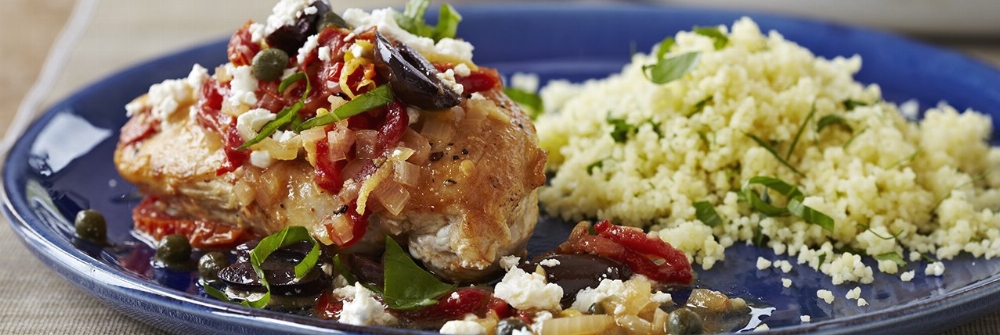 Pan-Seared Mediterranean Chicken